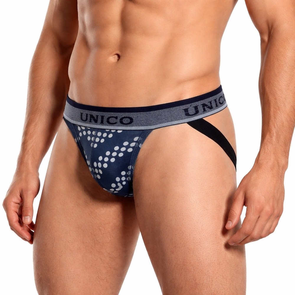 Mundo Unico Medium (30-32) Cristales Polka Dot Jockstrap Athletic Supporter NEW